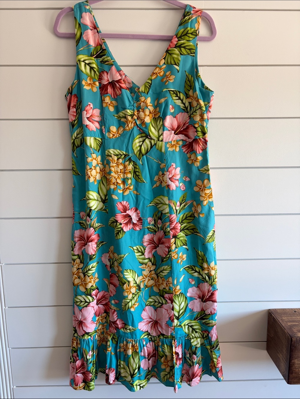 Hilo Hattie Turquoise Dress Size Medium